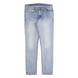 LEVI'S Mens Slim Blue Denim Light W34 L34 Jeans Zip Closure Comfort Style