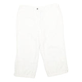 STYLE & CO Womens Shorts White Casual Cotton UK 10 W30 Summer Comfort