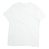 NIKE Mens White Colourful Logo Graphic T-Shirt L Short Sleeve Crew Neck