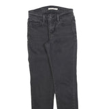 LEVI'S 710 Womens Jeans Black Slim Skinny Denim W24 L30 Stretch Cotton Blend