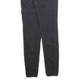 LEVI'S 710 Womens Jeans Black Slim Skinny Denim W24 L30 Stretch Cotton Blend