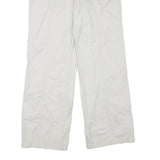 TRIBAL Womens Cotton Blend White Regular Leg Trousers W34 L30 Casual Summer Fit