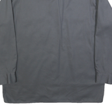 DICKIES Mens Grey Workwear Style L Cotton Blend Shirt Long Sleeve Button Pocket