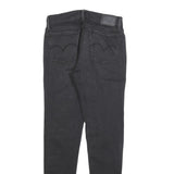 LEVI'S 710 Womens Slim Skinny Denim Black W27 L28 Cotton Blend Jeans Zip