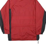 HELLY HANSEN Mens Red & Black Outdoor Zip Jacket M Polyester Blend Hooded
