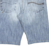 LEE Mens Denim Blue Casual Shorts Size L W36 Lightweight Cotton Blend