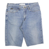 LEE Mens Denim Blue Shorts Relaxed Fit L W36 Cotton Blend Casual 5-Pocket