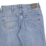 LEE Mens Denim Blue Shorts Relaxed Fit L W36 Cotton Blend Casual 5-Pocket