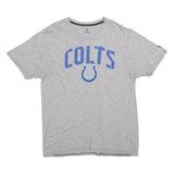 FANATICS Mens Grey Colts Graphic T-Shirt L Short Sleeve Crew Neck Sports