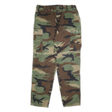 AMERICAN APPAREL Mens Cotton Blend Camouflage Trousers Regular Fit W36 L33 Cargo