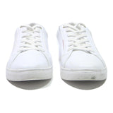 TOMMY HILFIGER Womens Leather White Low Top Trainers UK 7 Stylish Casual