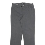 WEEKEND MAX MARA Womens Polyester Blend Grey Slim Straight Trousers W28 L30
