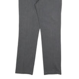 WEEKEND MAX MARA Womens Polyester Blend Grey Slim Straight Trousers W28 L30