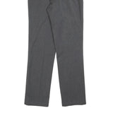 WEEKEND MAX MARA Womens Polyester Blend Grey Slim Straight Trousers W28 L30