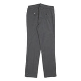 WEEKEND MAX MARA Womens Polyester Blend Grey Slim Straight Trousers W28 L30