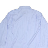 TOMMY HILFIGER Mens Blue Shirt XL Cotton Classic Long Sleeve Button Collar