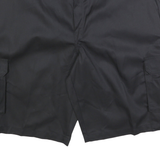 DICKIES Mens Black Cargo Shorts 2XL W44 Loose Fit Workwear Pocket