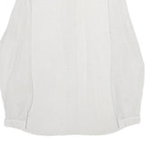 MASSIMO DUTTI Womens White & Black Printed Shirt UK 6 Classic Button-Down Collar