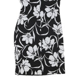 LAUREN RALPH LAUREN Womens Black & White Floral Sheath Dress Polyester Blend UK