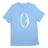 ADIDAS Mens Blue Graphic T-Shirt M Short Sleeve Crew Neck Casual Cotton Blend