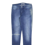 LEVI'S 711 Womens Slim Blue Denim Medium Wash W28 L31 Slim Fit Zip Fly Jeans