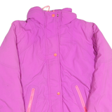 WINTER HEAT Womens Pink Polyester Zip Jacket L Lightweight Outerwear Casual Fit