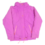 WINTER HEAT Womens Pink Polyester Zip Jacket L Lightweight Outerwear Casual Fit