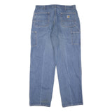 CARHARTT Mens Regular Fit Blue Denim Jeans W38 L34 Workwear Zip Closure