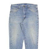 CARHARTT Mens Jeans Blue Regular Straight Denim Medium W36 L30 Zip Cotton Blend