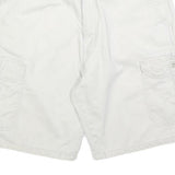 WRANGLER Mens White Cargo Shorts M W32 Cotton Blend Casual Summer