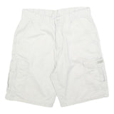WRANGLER Mens White Cargo Shorts M W32 Cotton Blend Casual Summer