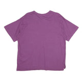 CHAMPION Womens Purple T-Shirt L Short Sleeve Crew Neck Cotton Casual