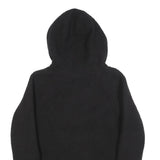FILA Womens Black Hooded Zip Jacket M Polyester Blend Plain Casual Lightweight