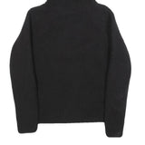 FILA Womens Black Hooded Zip Jacket M Polyester Blend Plain Casual Lightweight