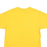 DELTA Mens Yellow Liberty Elementary Graphic T-Shirt L Crew Neck Short Sleeve