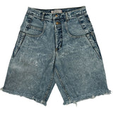 Guess George's Marciano Vintage Denim Shorts - 27" Waist - Blue Cotton
