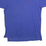 POLO RALPH LAUREN Mens Blue Short Sleeve Polo Shirt XL Classic Cotton Blend