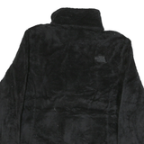 THE NORTH FACE Womens Black Fleece Jacket M Polyester Blend Zip Outdoor Warm