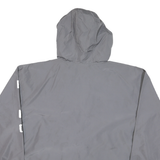CHAMPION Mens Grey Zip Track Jacket XL Polyester Blend Hooded Casual Sportswear