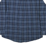 RED HEAD Mens Blue Check Shirt XL Button Down Casual Cotton Blend