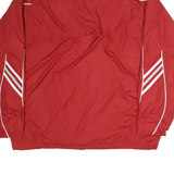ADIDAS Mens Red Western Wyoming Volleyball Track Jacket M Polyester Zip