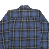 FIELD & STREAM Mens Blue Plaid Shirt L Cotton Long Sleeve Casual Workwear