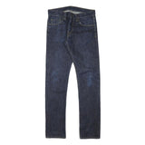 CARHARTT Mens Slim Fit Blue Denim Jeans W32 L33 Zip Cotton Blend Stylish