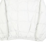 BIG STAR Womens White Puff Jacket M Polyester Blend Puffer Zip Casual