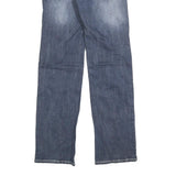 ROCK & ROLL Mens Jeans Blue Regular Straight Denim Medium W30 L34 Casual Wear
