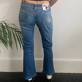Take Two Jeans - 29W UK 6 Blue Cotton