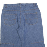 WATSONS Mens Denim Blue Casual Shorts L W36 Cotton Blend Relaxed Fit