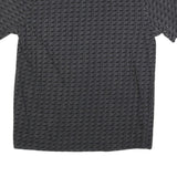 FILA Mens Black Graphic T-Shirt M Short Sleeve Crew Neck Cotton Blend