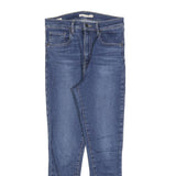 LEVI'S Womens Slim Blue Skinny Denim Light W30 L28 Zip Cotton Blend Jeans