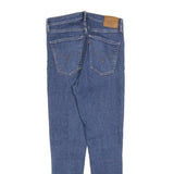 LEVI'S Womens Slim Blue Skinny Denim Light W30 L28 Zip Cotton Blend Jeans